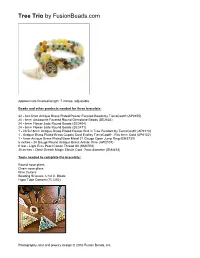 Tree Trio Bracelet Instructions