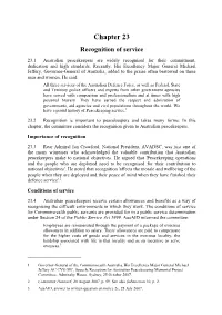 Chapter 23 Recognition of Service