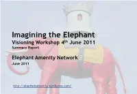 Imagining the Elephant Visioning Workshop 4Th June 2011 Summary Report