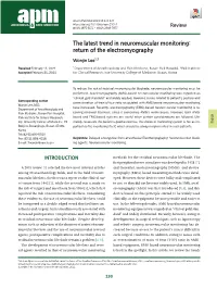 Return of the Electromyography