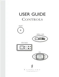 User Guide Controls