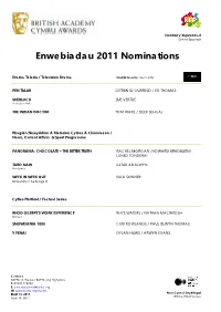 2011 Nominations for Press