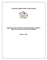 Academy of Hope Public Charter School