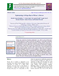 Epidemiology of Stripe Rust of Wheat: a Review