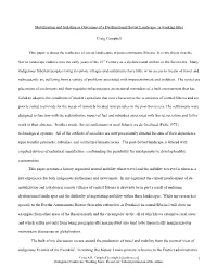 Mobilization and Isolation As Outcomes of a Dysfunctional Soviet Landscape