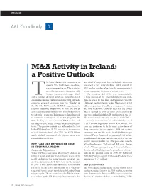 M&A Activity in Ireland