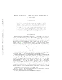 Arxiv:1609.01093V2 [Math.OA] 1 Oct 2016 That Tv Ccp)Mp.Tecase the Maps