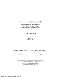 Effect of Antidepressant Switching Vs Augmentation on Remission Among Patients with Major Depressive Disorder Unresponsive to An
