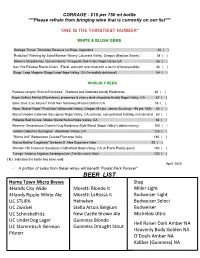 Lorusso's Wine List