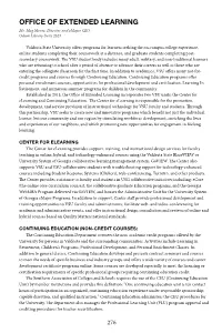 OFFICE of EXTENDED LEARNING Ms