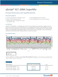 Qscript® XLT Cdna Supermix