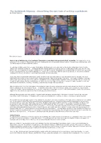 The Guidebook Odyssey - Unearthing the Epic Task of Writing a Guidebook by Michael Adamson
