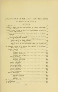 Classification of the Hares and Their Allies