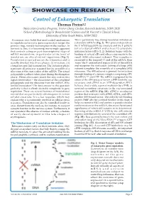 Control of Eukaryotic Translation