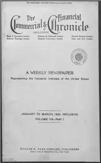 January to March 1924, Inclusive: Index To