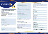 Linux Debugging Reference Card