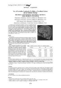 Use of Cerebellar Landmarks to Define a Coordinate System and an Isolation Strategy