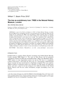 William T. Stearn Prize 2010* the Tree As Evolutionary Icon