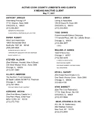 Active Lobbyists and Clients