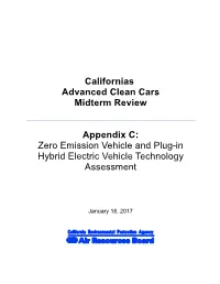 Attachment C ZEV and PHEV Technology Assessment