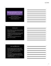 Engendering Support: the Power of Family for Transyouth Disclosures Learning Objectives