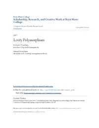 Levity Polymorphism Richard A