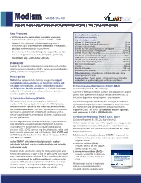 Modism VA-098 / VA-949 Supports Neurological Development Via Methylation Cycle & the Collateral Pathways