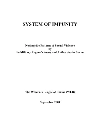 System of Impunity