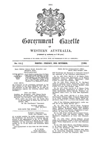 1 Ar4rnrnrnt of WESTERN ATJSTRALIA