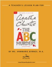 A Teacher's Lesson Plan for by Ms. Annmarie Byrnes, M.A
