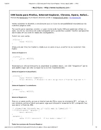 CSS Hacks Para Firefox, Internet Explorer, Chrome, Opera, Safari… » Print