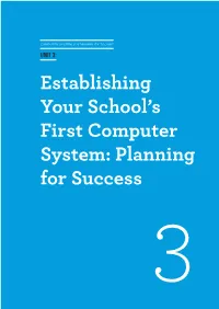 Establishing Your School's First Computer System