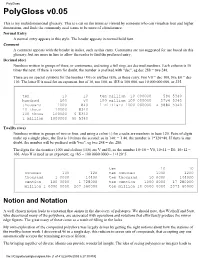 Polygloss V0.05