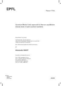 Quantum Monte Carlo Approach to the Non-Equilibrium Steady State of Open Quantum Systems