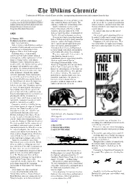 The Wilkins Chronicle a Selection of Wilkins-Related Trove Articles, Incorporating Advertisements and Cartoons from the Day