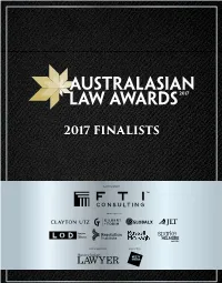 2017 Finalists