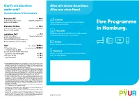 Ihre Programme in Hamburg