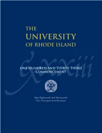 ONE HUNDRED and THIRTY-THIRD COMMENCEMENT Iii