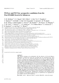 Ps15cey and Ps17cke: Prospective Candidates from the Pan-STARRS Search for Kilonovae