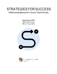 Strategies for Success Booklet 2020