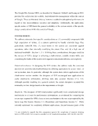 The Google File System (GFS)