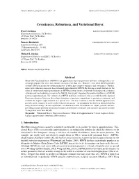 Covariances, Robustness, and Variational Bayes
