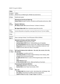 DRAFT Program Outline