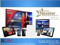 Keeping It Local NXST: NASDAQ