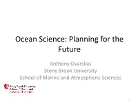 Ocean Science: Planning for the Future