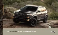 2018 Jeep Cherokee Quick Reference Guide