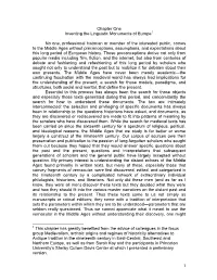 Chapter One Inventing the Linguistic Monuments of Europe1