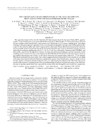 First Science with the Keck Interferometer Nuller R