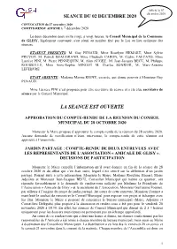 Seance Du 02 Decembre 2020