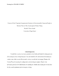Targeting Compassionate Emotions in Environmentally Concerned People To